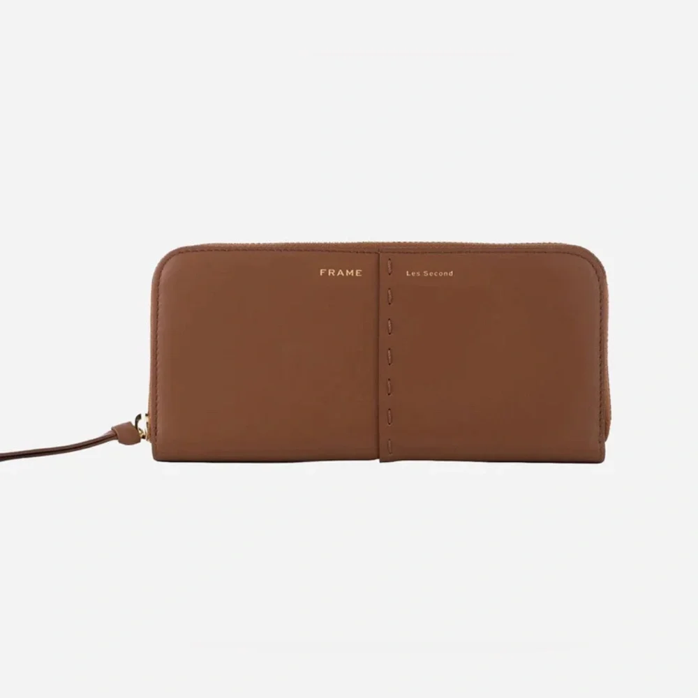 FRAME Les Second Continental Wallet- Tobacco